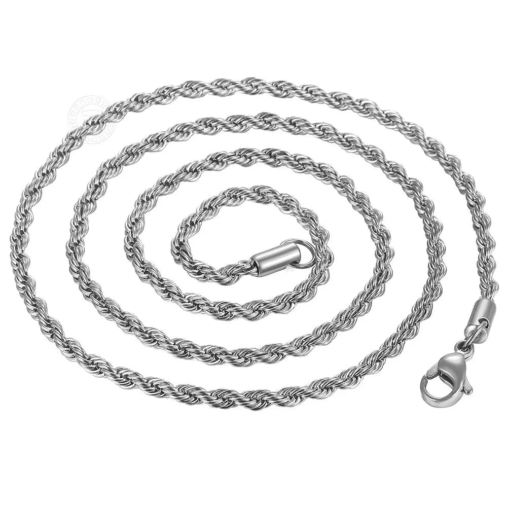 Luxury Chain Necklace Set – 5 Piece Collection