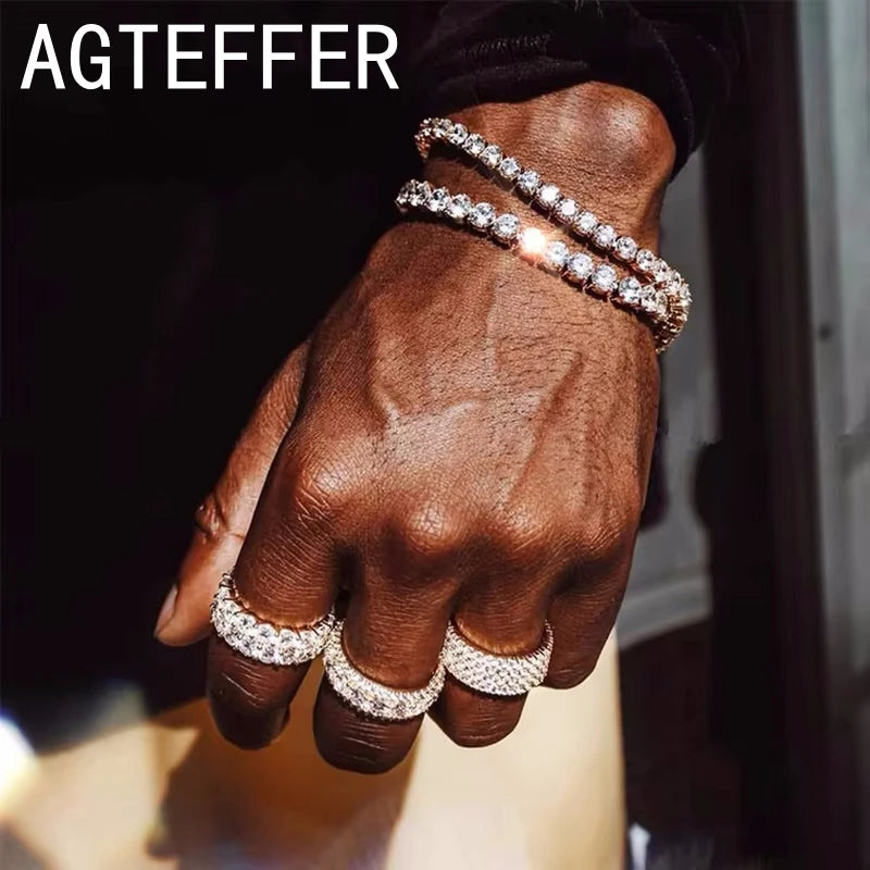 Luxury Sterling Silver Tennis Bracelet – CZ Crystal Elegance