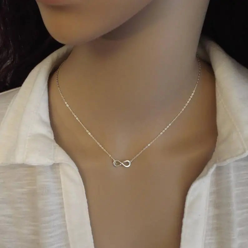 Luxury Infinity Couple Necklace – Stainless Steel